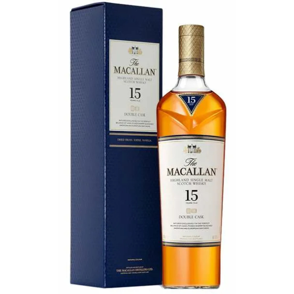 a bottle of macallan 15 year old