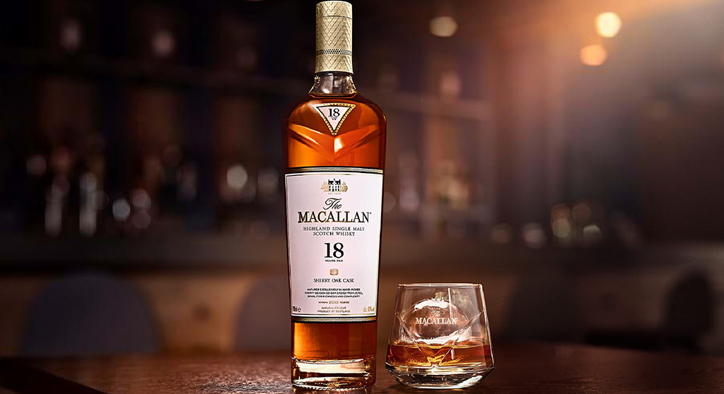 The Macallan 18 Year Old Sherry Cask Highland Single Malt Scotch 750ml
