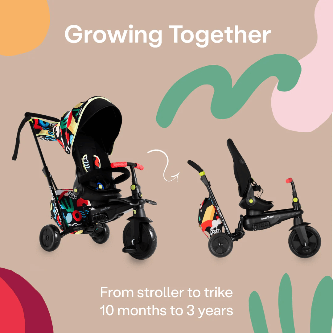 smarTrike STR7 6 in 1 Stroller Trike growing together