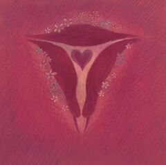 a painting of uterus