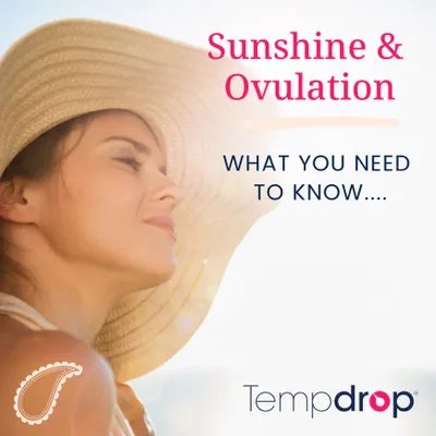 a woman wearing a hat with the words sunshine and ovulation on it