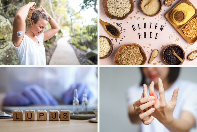 Lupus, celiac, Type 1 diabetes