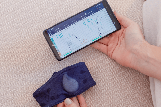Tempdrop chart and sensor