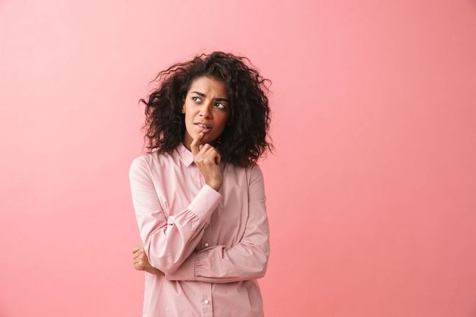 Woman thinking