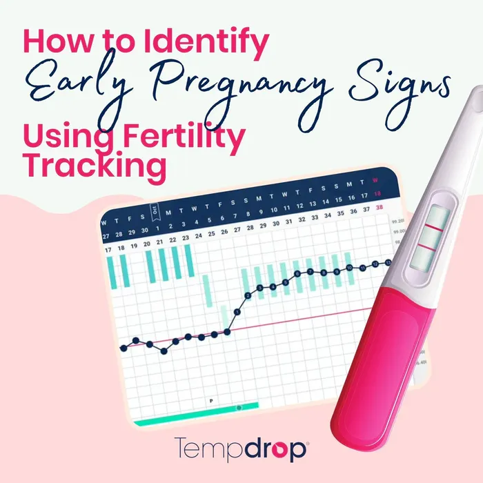 a pen and a paper with the words how to identify early pregnancy signs using fe