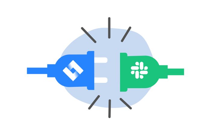 A graphic of a blue cable going into a green socket