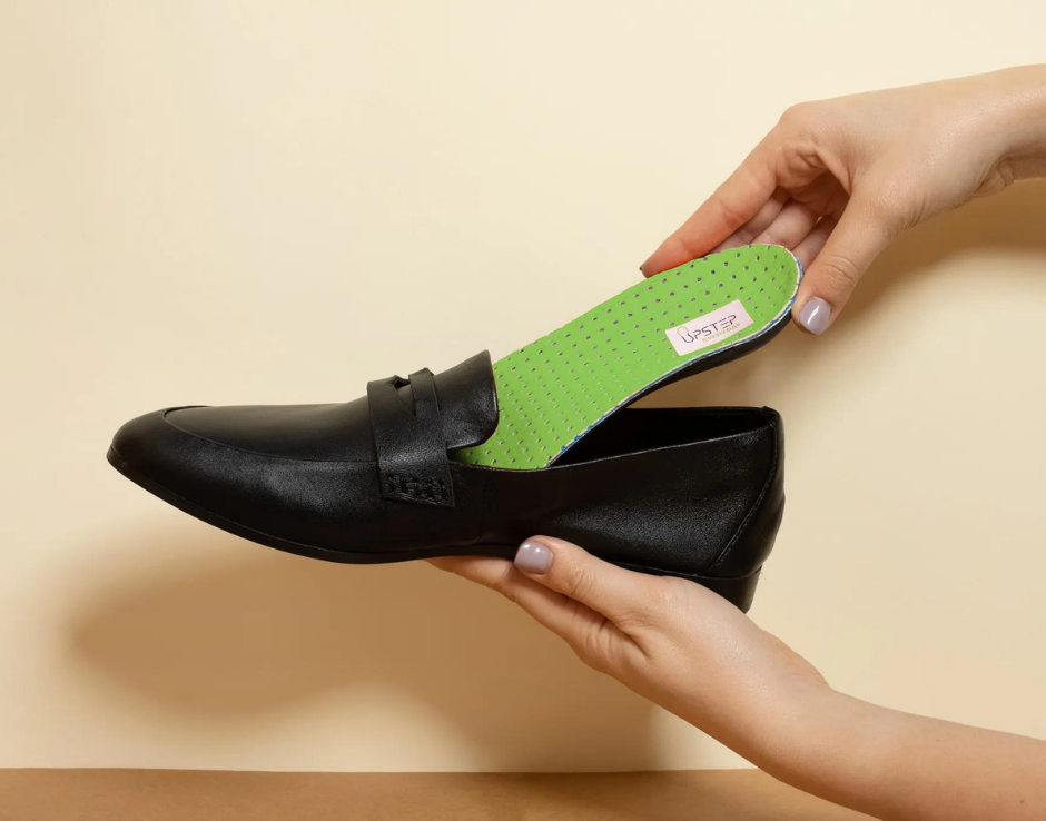 Insert Upstep's custom orthotic into a shoe
